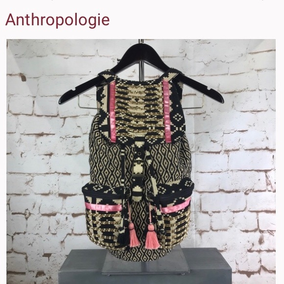 Anthropologie Handbags - 🎒Anthropologie~FP Bags Backpack BOHO Sz L